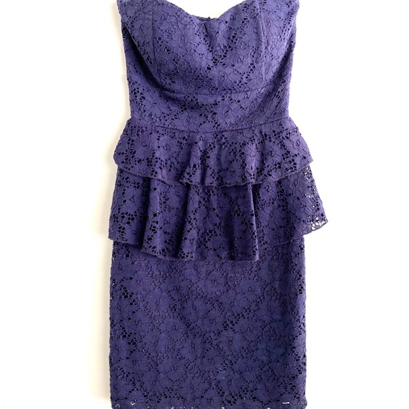 Lovely Day Simple & Strapless Violet Purple Dress - Picture 5 of 8